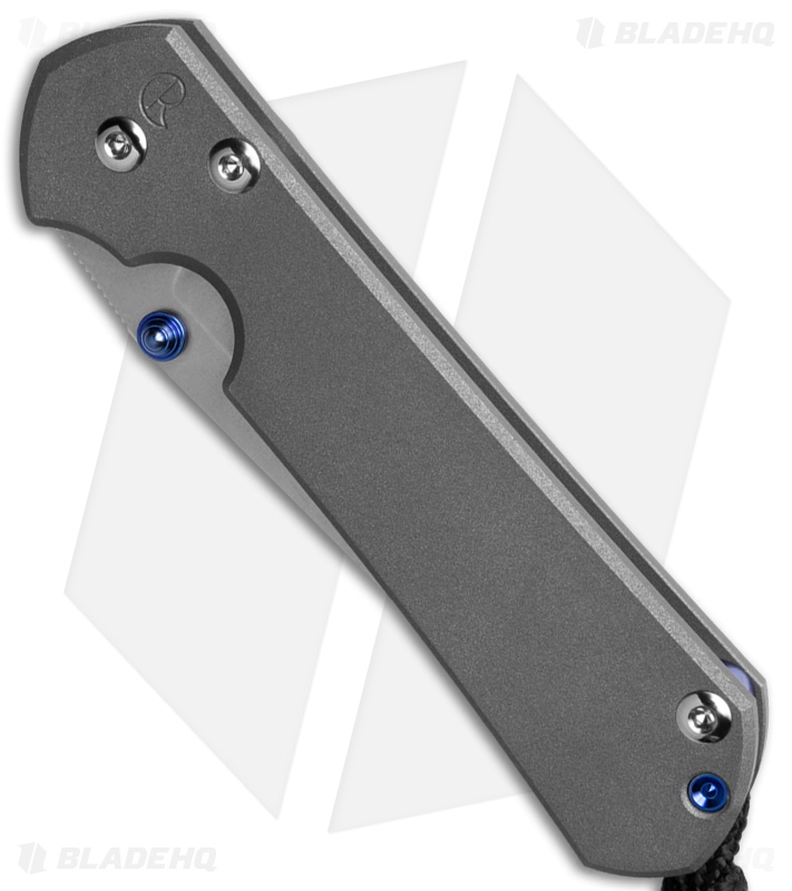 Chris Reeve Small Sebenza 31 Tanto MagnaCut Knife Sandblast Ti (2.99" SW)