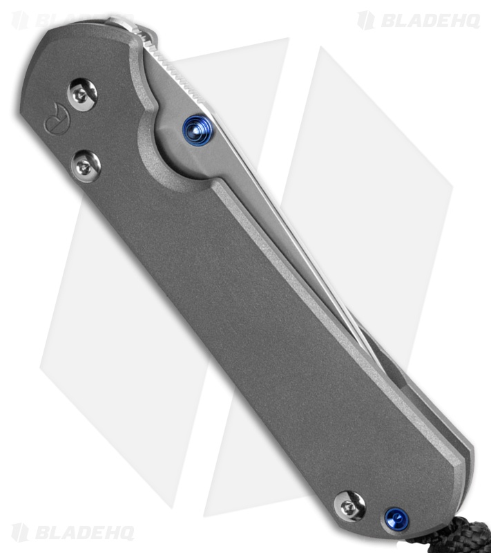 Chris Reeve Small Sebenza 31 Plain Tanto LH Titanium (3.00 Stonewash) 