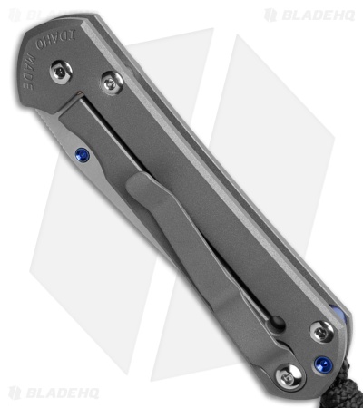 Chris Reeve Small Sebenza 31 Plain Tanto LH Titanium (3.00 Stonewash) 
