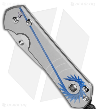 Chris Reeve Small Sebenza 31 Unique Graphic Cabochon Ti (3" Satin) S31-1408-0984