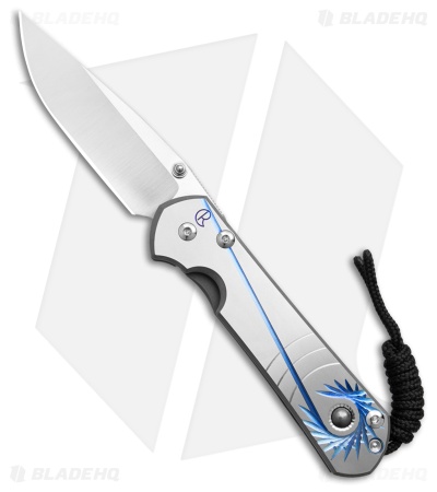 Chris Reeve Small Sebenza 31 Unique Graphic Cabochon Ti (3" Satin) S31-1408-0984