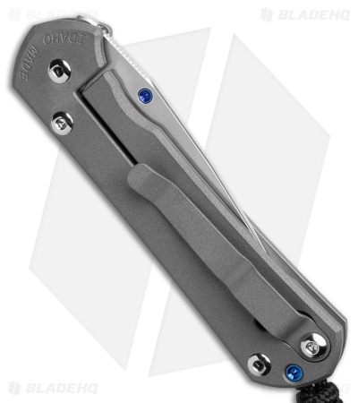 Chris Reeve Small Sebenza 31 Unique Graphic Cabochon Ti (3" Satin) S31-1408-0132