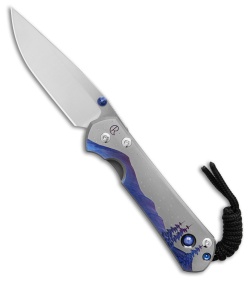 Chris Reeve Small Sebenza 31 Unique Graphic Cabochon Ti (3" Satin) S31-1408-0132
