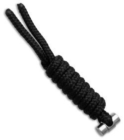 Chris Reeve Knives COM Lanyard Black Standard Silver Pin