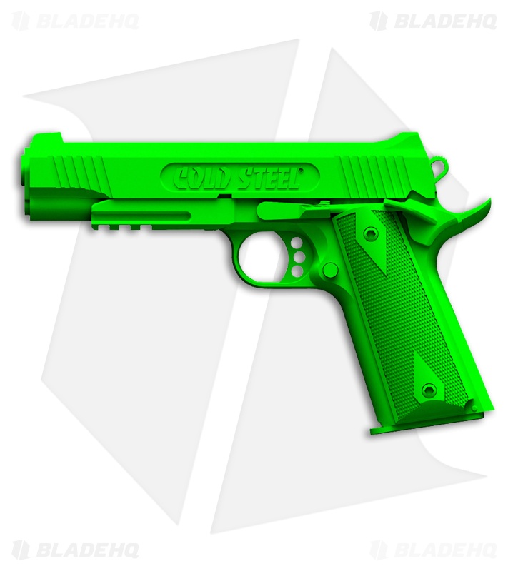 Cold Steel 1911 Down Position Rubber Training Pistol - Green