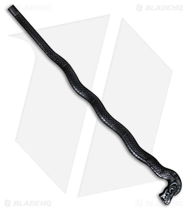 Cold Steel Black Polypropylene Dragon Walking Stick - 91PDRZ