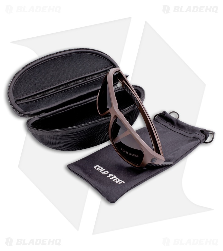 Cold Steel Mark-I Battle Shades Sunglasses (Brown Matte) EW13M