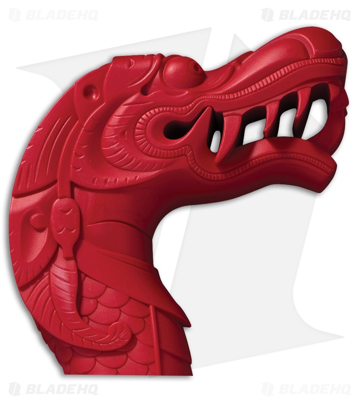 Cold Steel Red Polypropylene Lucky Dragon Walking Stick - 91PDRRZ