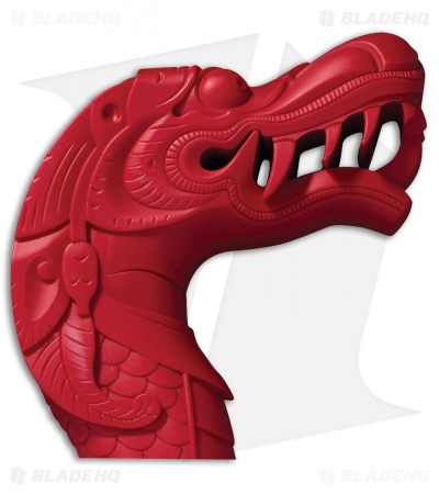 Cold Steel Red Polypropylene Lucky Dragon Walking Stick - 91PDRRZ