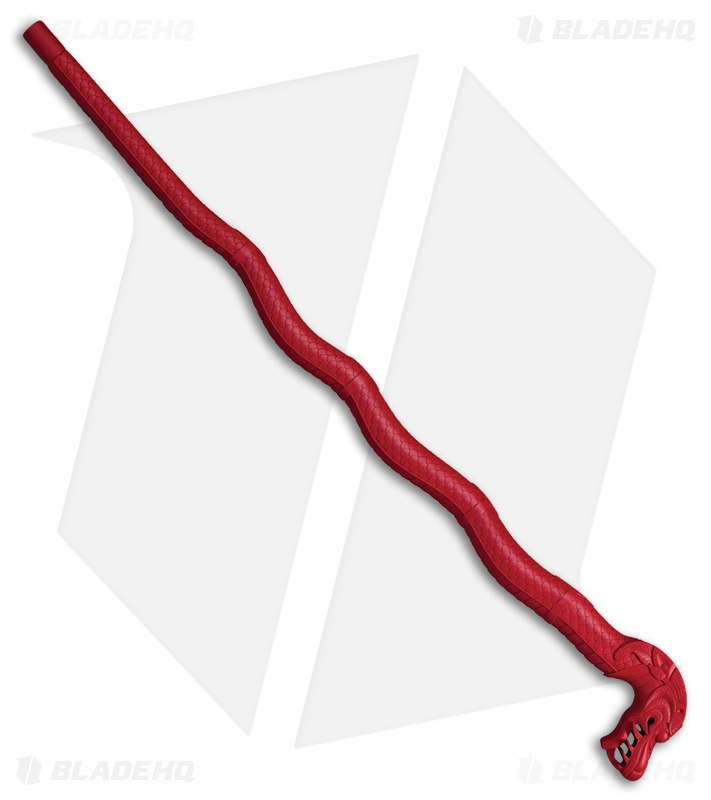 Cold Steel Red Polypropylene Lucky Dragon Walking Stick - 91PDRRZ