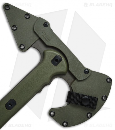 Cold Steel Trench Hawk Drop Forged Axe OD Green - 90PTHG