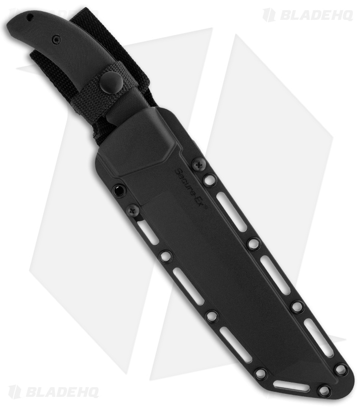Cold Steel Warcraft Tanto Knife Fixed Blade (7.5" Black Plain) 13TL