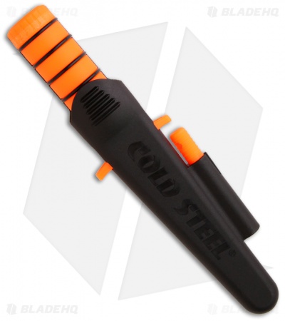 Cold Steel Survival Edge Knife Orange Fixed Blade (5" Satin) 80PH