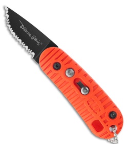 Colonial 102 Series Automatic Knife Orange (1.75" Black Serr)