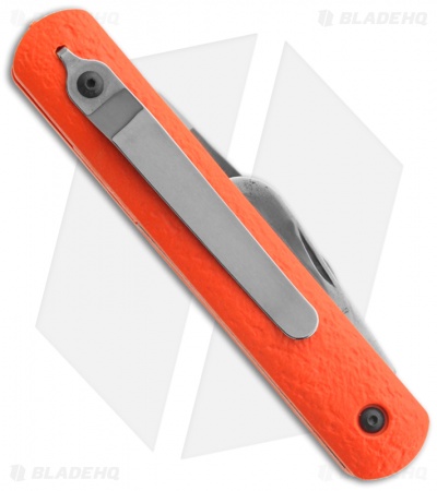 Colonial Knife Company M-724 Orange Auto Rescue Knife Bail Loop/Clip (3" Plain)