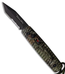 Colonial Knife Co. Auto Ranger Automatic Knife Camo Polymer (2.75" Black Serr)