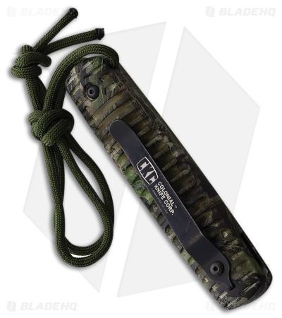 Colonial Knife Co. Auto Ranger Automatic Knife Camo Polymer (2.75" Black Serr)