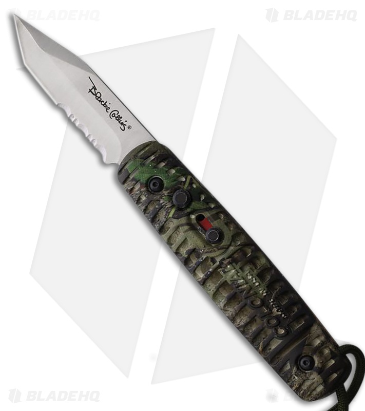 Colonial Knife Co. Auto Ranger Automatic Knife Camo Polymer (2.75" Satin Serr)