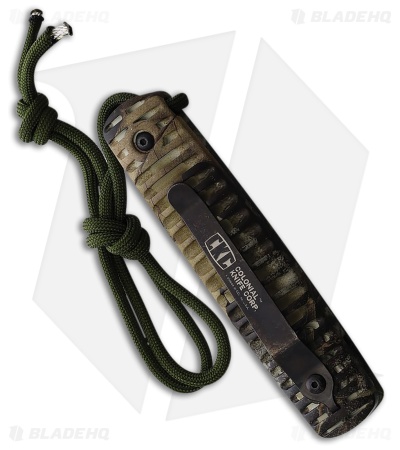 Colonial Knife Co. Auto Ranger Automatic Knife Camo Polymer (2.75" Satin Serr)