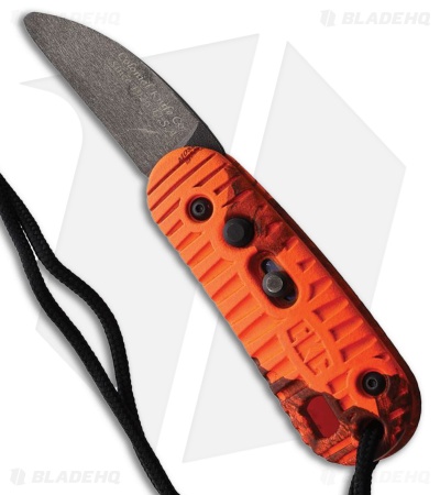 Colonial Knife Co. Auto CKC Automatic Knife Orange Camo ABS (2" Black Oxide)