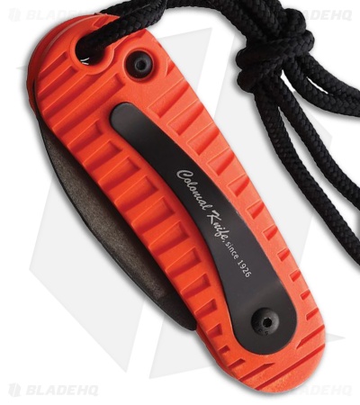 Colonial Knife Co. Auto CKC Automatic Knife Orange ABS (2" Black Oxide)