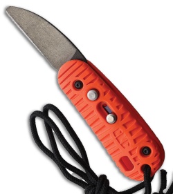 Colonial Knife Co. Auto CKC Automatic Knife Orange ABS (2" Black Oxide)