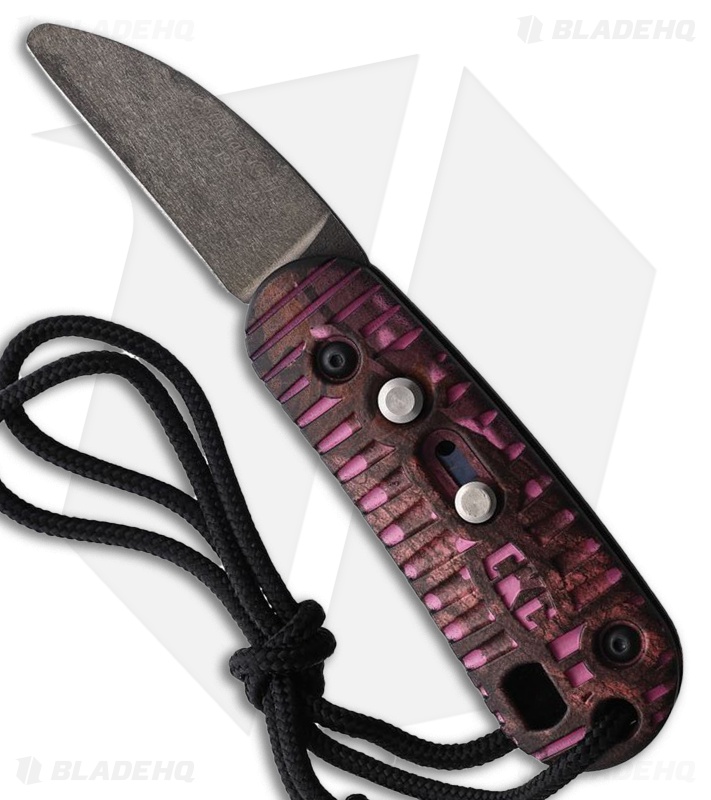 Colonial Knife Co. Auto CKC Automatic Knife Pink Camo ABS (2" Black Oxide)