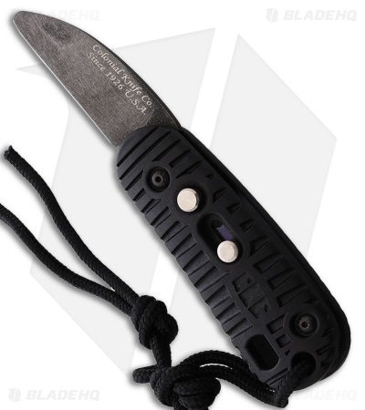 Colonial Knife Co. Auto CKC Automatic Knife Black ABS (2" Black Oxide)