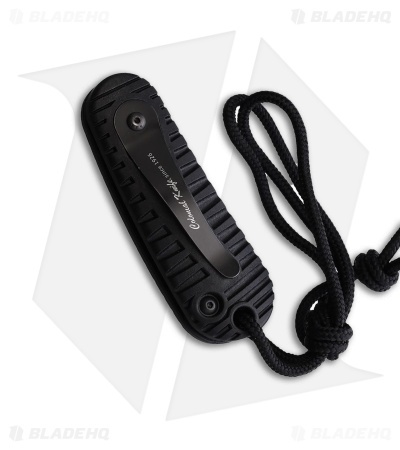Colonial Knife Co. Auto CKC Automatic Knife Black ABS (2" Black Oxide Full Serr)