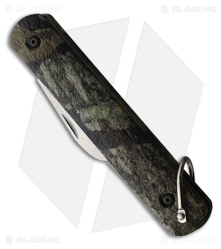 Colonial Knife Co. Auto Clip Point/Guthook Knife Mossy Oak Camo GFN (3" Satin)