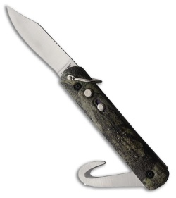 Colonial Knife Co. Auto Clip Point/Guthook Knife Mossy Oak Camo GFN (3" Satin)
