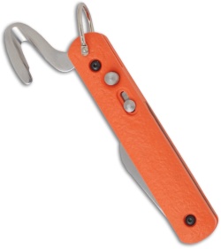 Colonial Rescue Automatic Hook Knife Tool Orange (1.75" Polish Plain) R-51 