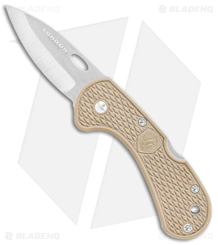 Condor Baby Cadejo Lock Back Folding Knife Desert (2.1" Satin)