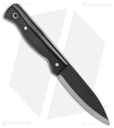 Condor Darklore Fixed Blade Knife Black Paper Micarta (4.25" Black)