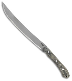 Condor K-Night Machete Fixed Blade Knife Black Micarta (4.3&quot; Blasted Satin) | 215777
