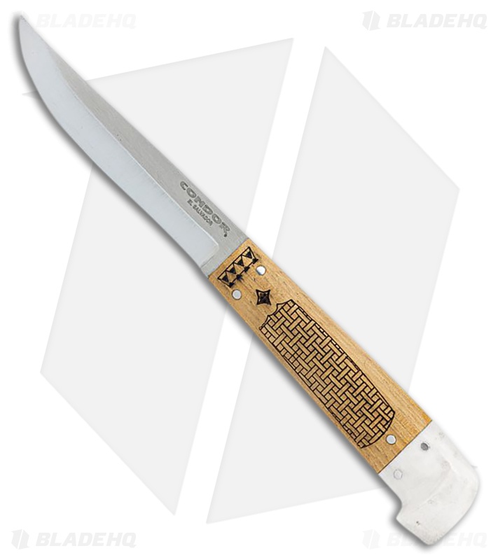 Condor Samicarta Fixed Blade Knife | White Micarta/Wood