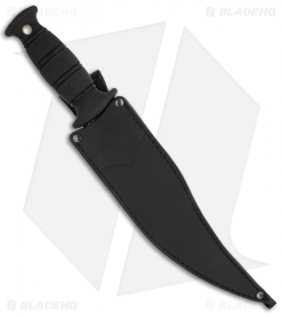 Condor Jungle Bowie Machete Knife Fixed Blade (11" Black Plain) CTK3004BB