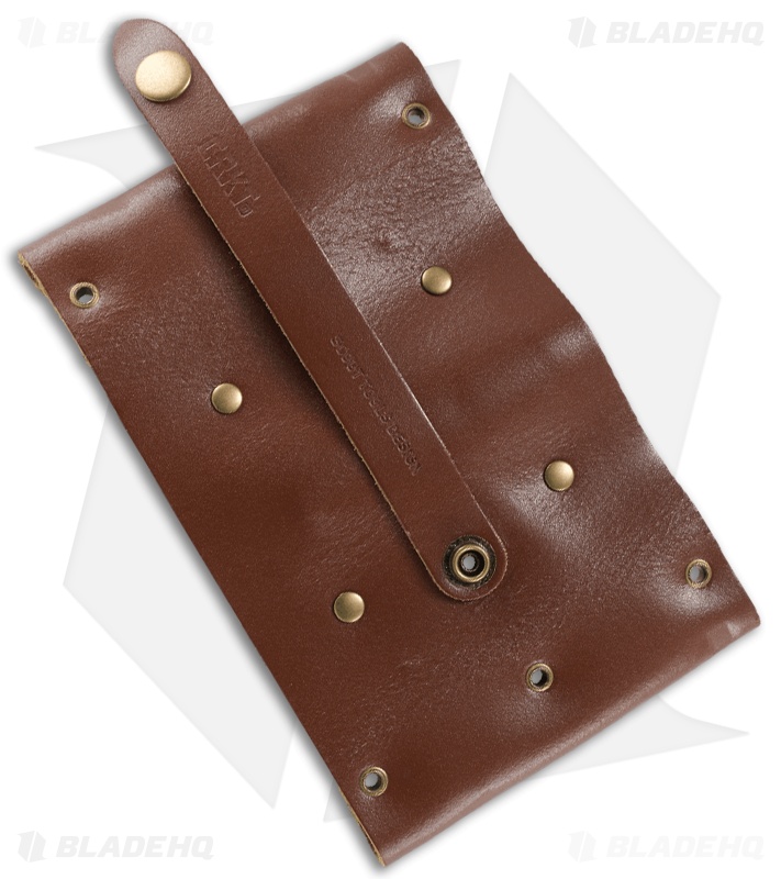 CRKT Wu Hex Bit Driver Tool Roll - Leather/Brass 9911