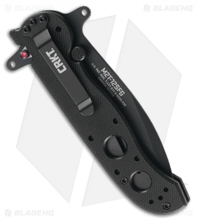 CRKT Carson M21-12SFG Special Forces Liner Lock Knife Drop Point (3.125 Black)