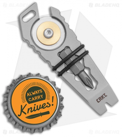 CRKT Pry Cutter Stainless Steel Keychain Tool 