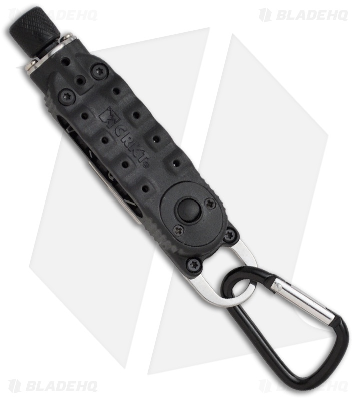 CRKT Get-A-Way Driver Tool Kit w/ Screwdriver LED Light Carabiner 9094