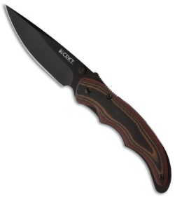 CRKT Endorser Spring Assisted Knife (3.18" Black Plain) 1105K