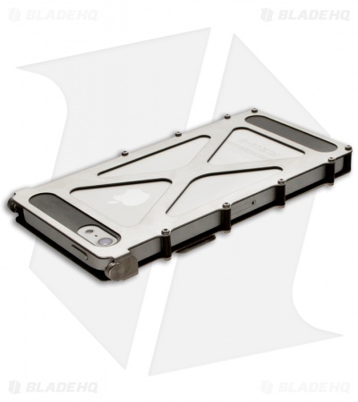 CRKT iNoxCase Stainless Steel iPhone 5 Case 180° Cover INOX5S - Blade HQ
