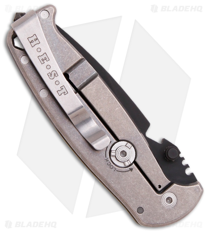 DPx HEST 2.0 Left Handed Knife Survival Blade OD Green G10/Ti