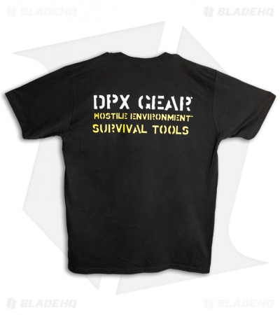 DPx Gear Yellow HEST w/ Centered Mr. DP Logo Short Sleeve T-Shirt