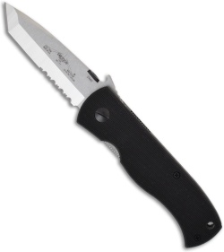 Emerson CQC-7BW SFS Tanto Knife w/ Wave (3.3" Stonewash Serr)