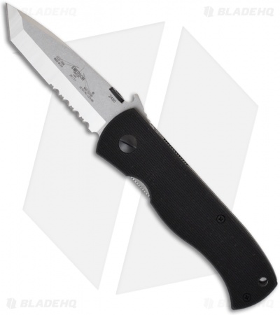 Emerson CQC-7BW SFS Tanto Knife w/ Wave (3.3" Stonewash Serr)