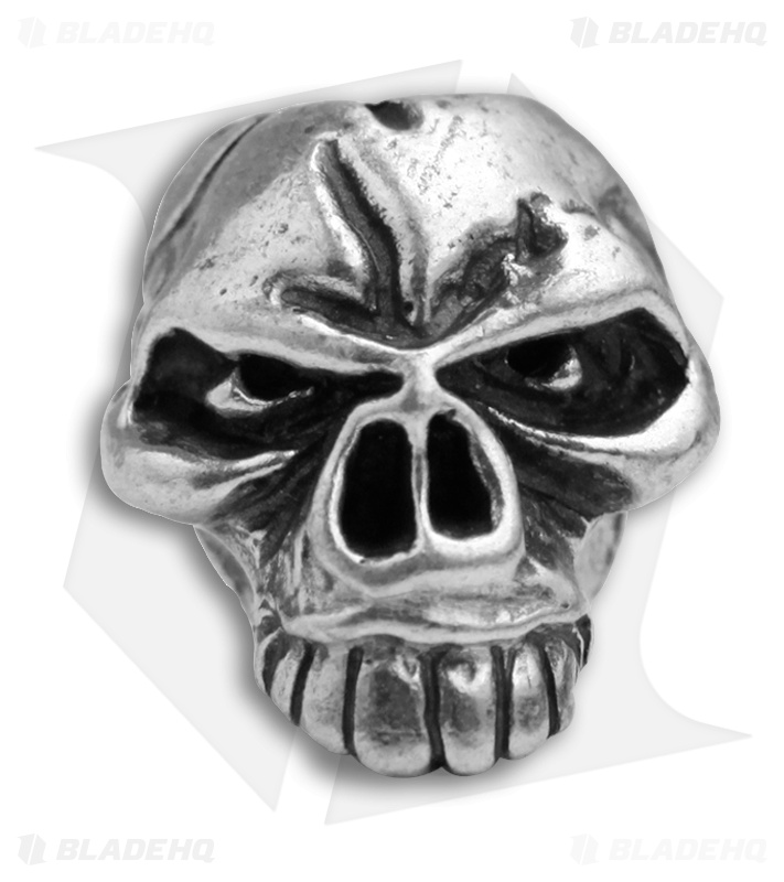 Schmuckatelli Emerson Skull Lanyard Bead (Pewter)