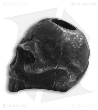 Schmuckatelli Emerson Skull Lanyard Bead (Black Oxidized)