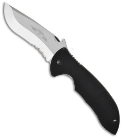 Emerson Super Commander SFS Knife w/ Wave (4" Satin Serr)